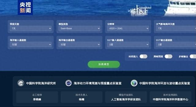新一代AI大模型上线！可预测7天内全球海洋状态变量