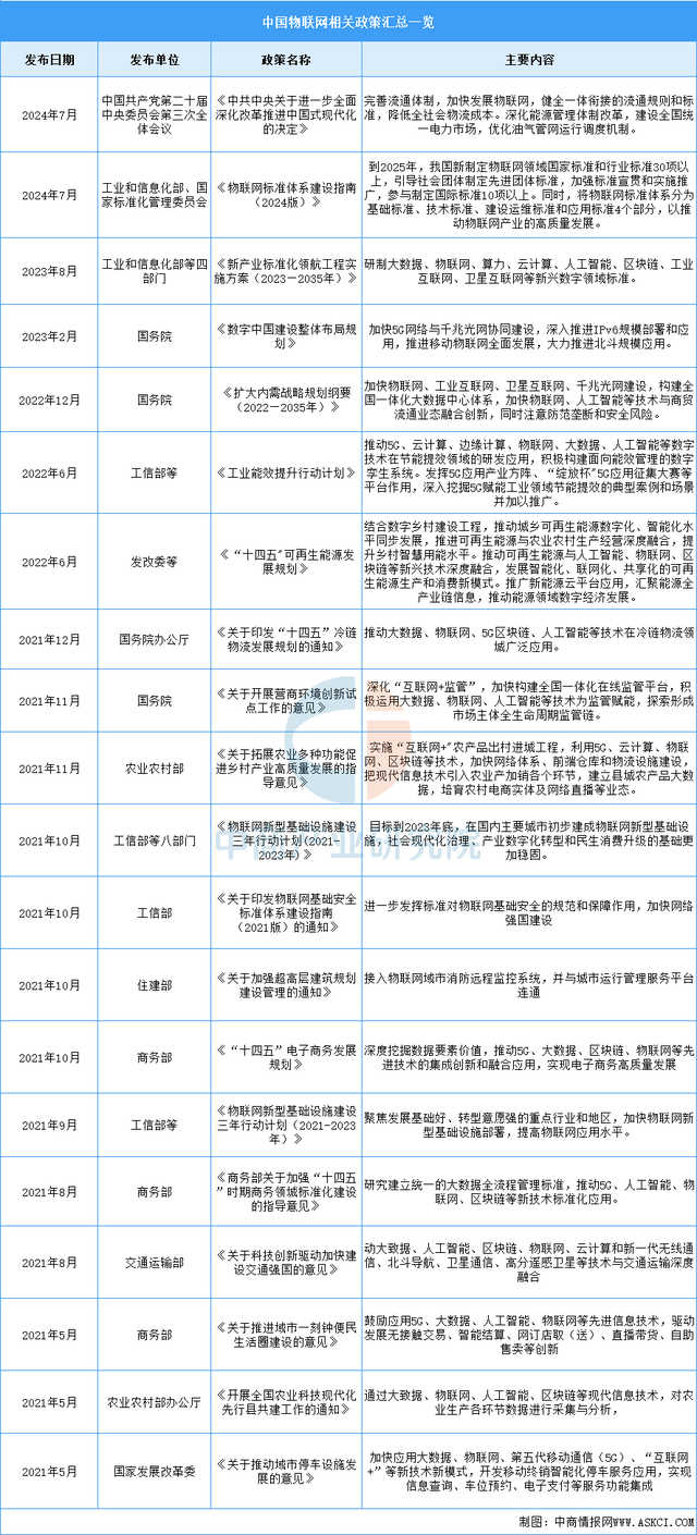2025年中国物联网行业市场前景预测研究报告（简版）
